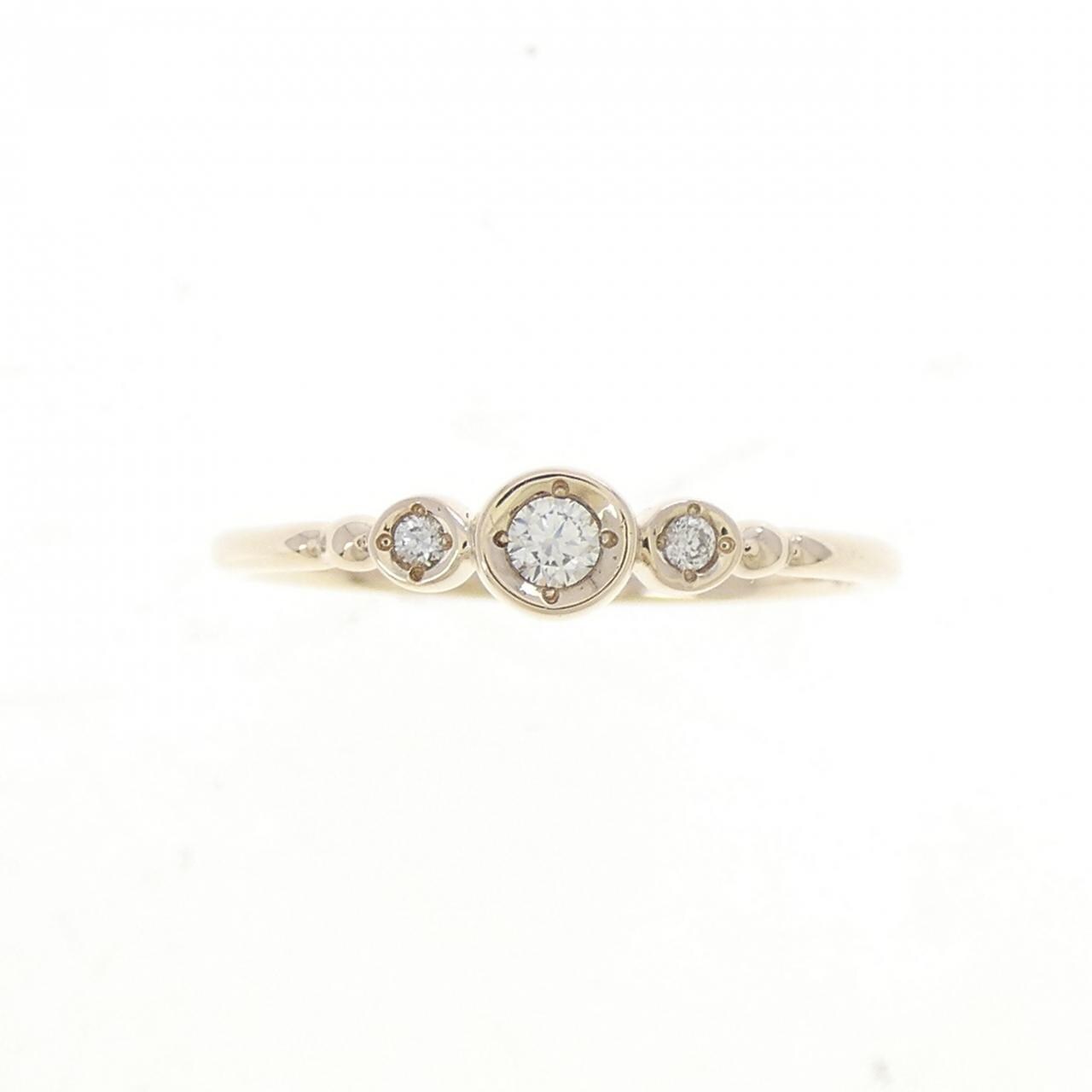 K10YG ダイヤモンド リング 0.05CT