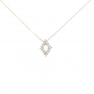 [BRAND NEW] K18YG Diamond necklace 0.10CT