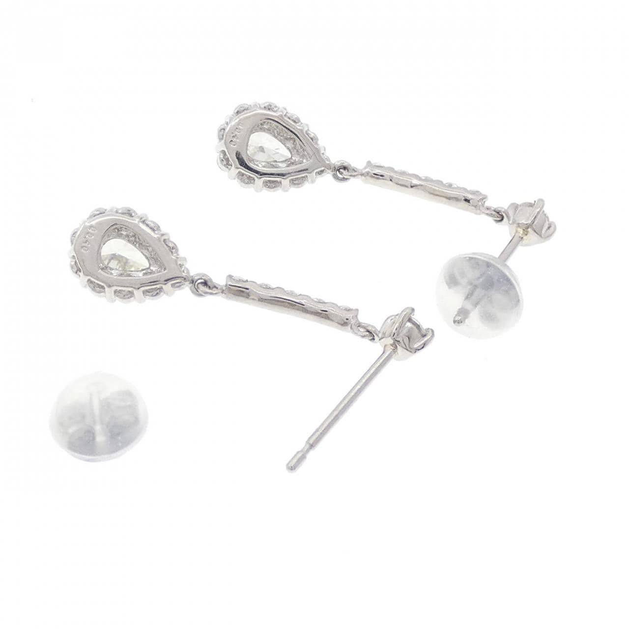 【新品】PT900 ダイヤモンド ピアス 0.80CT