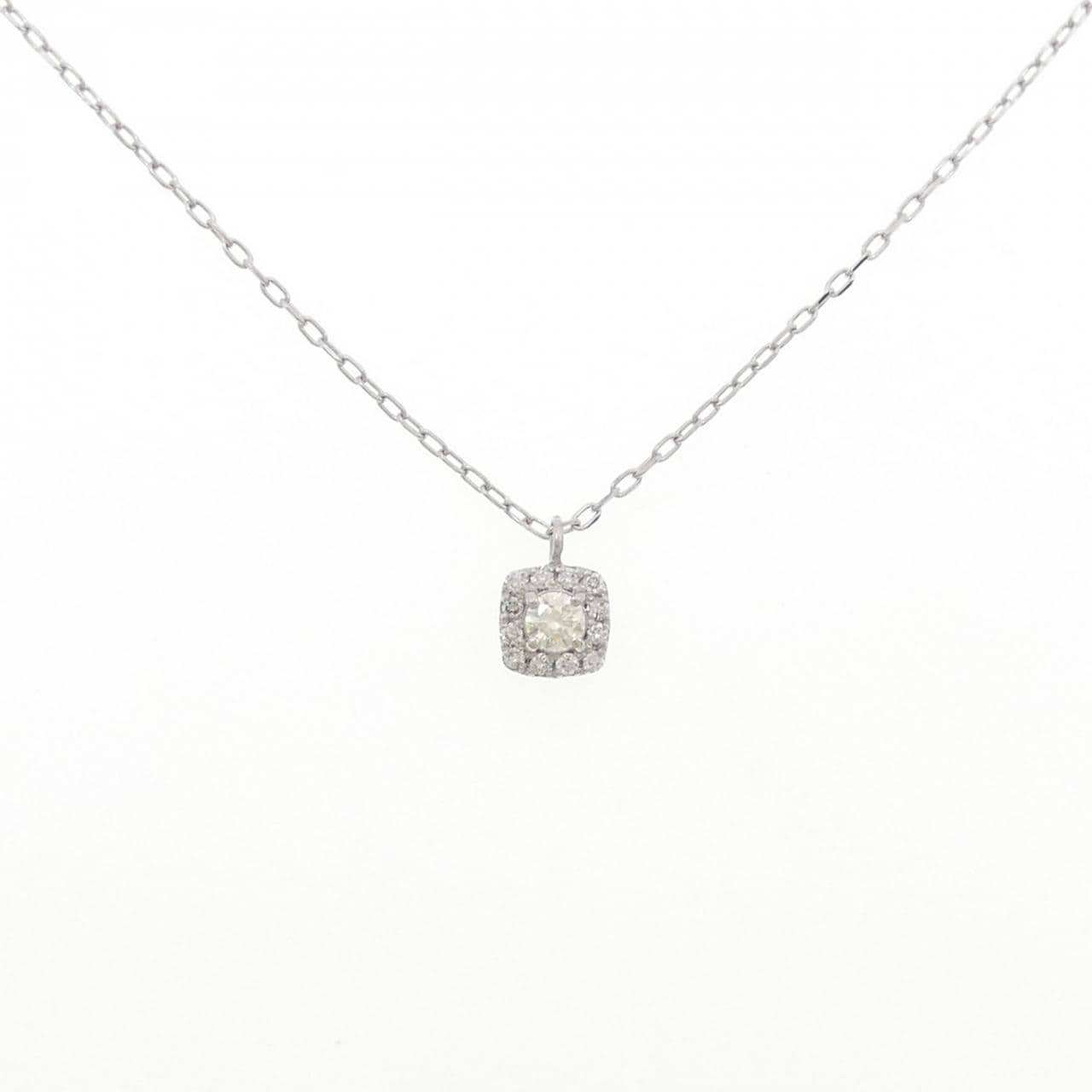 PT900/PT850 ダイヤモンド ネックレス 0.15CT