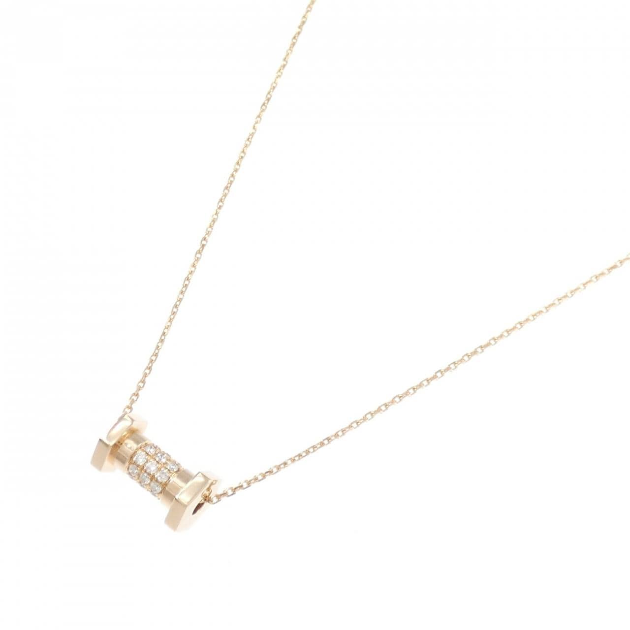 750PG ダイヤモンド ネックレス 0.17CT
