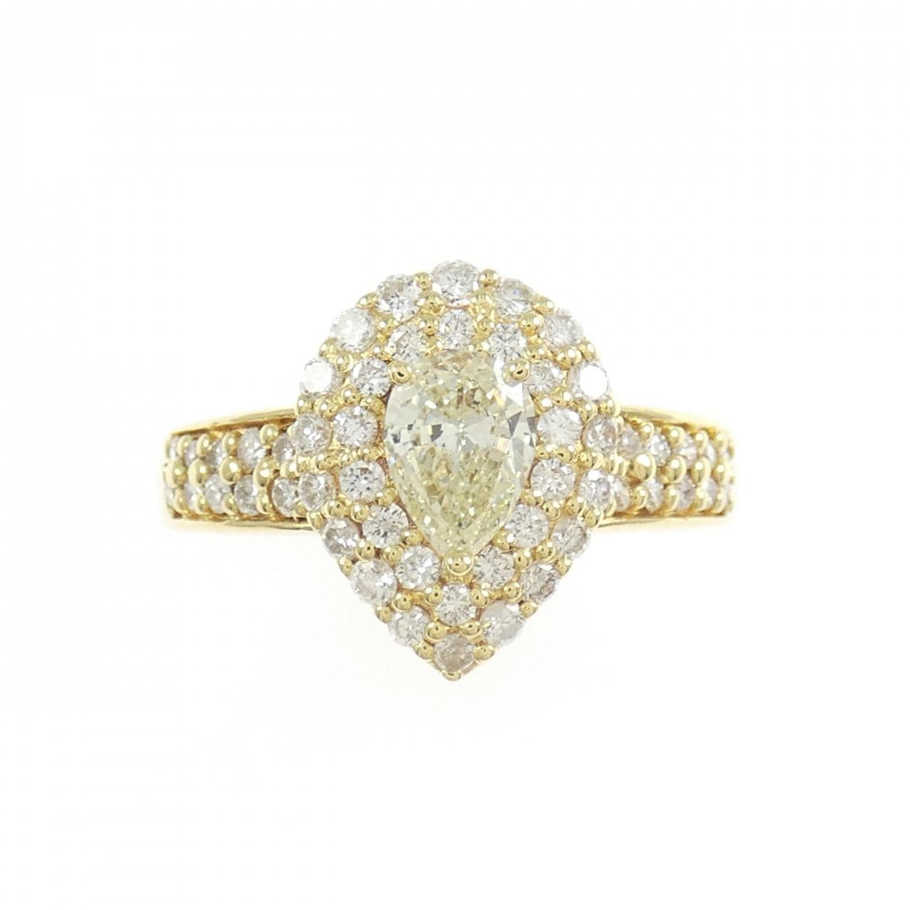 K18YG ダイヤモンド リング 0.45CT