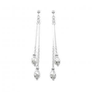 750WG/K18WG ピアス