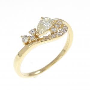 K18YG ダイヤモンド リング 0.196CT