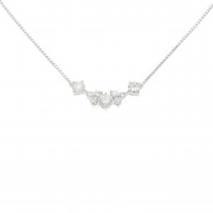 PT900/PT850 ダイヤモンド ネックレス 1.04CT