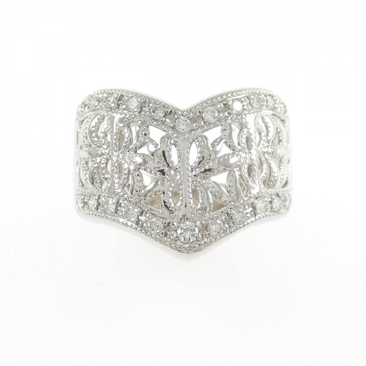 PT900 ダイヤモンド リング 0.23CT