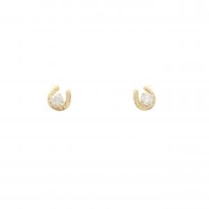 K18YG ダイヤモンド ピアス 0.06CT