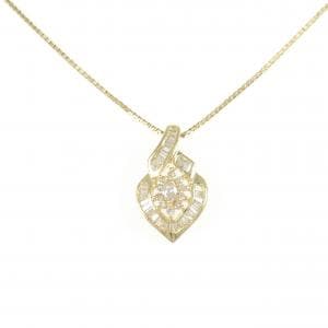 K18YG ダイヤモンド ネックレス 0.50CT