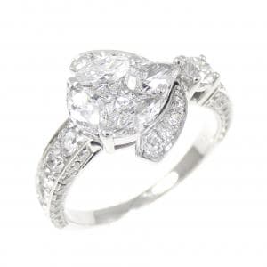 750WG ダイヤモンド リング 1.70CT