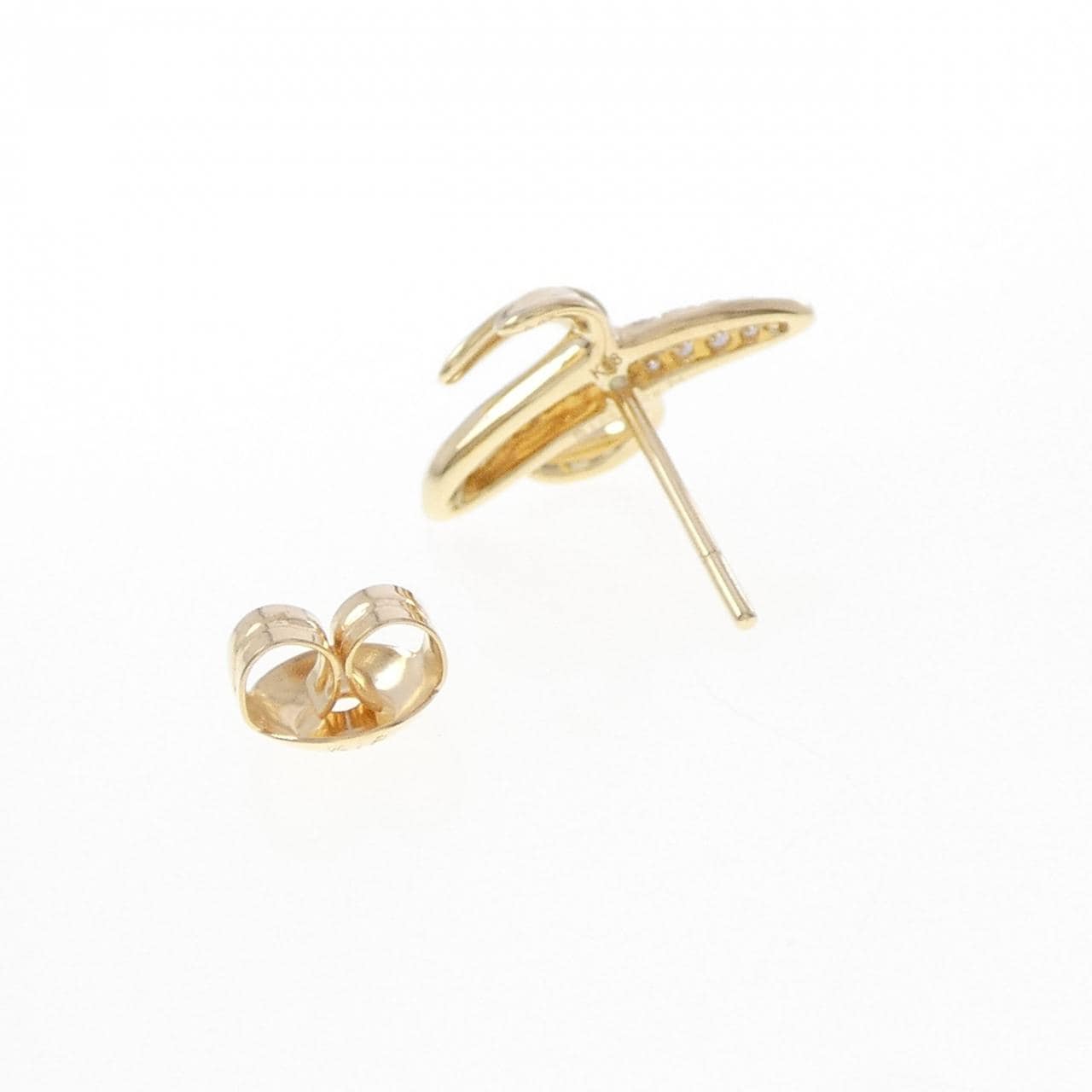 ビジュードエム バナナ ピアス 0.07CT 片耳