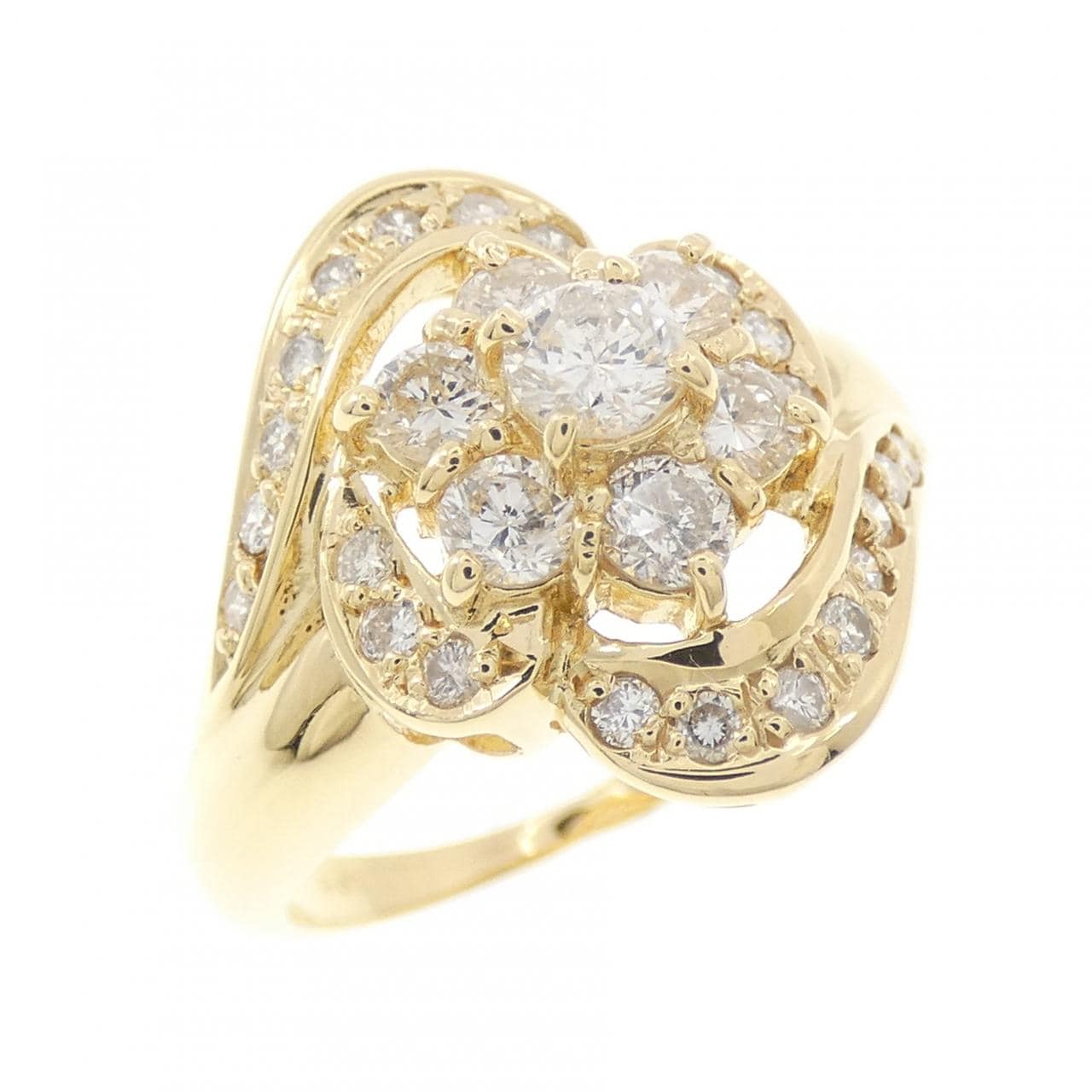 K18YG ダイヤモンド リング 1.00CT