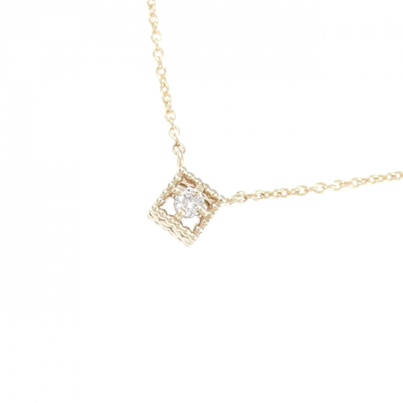 K10YG ダイヤモンド ネックレス 0.03CT