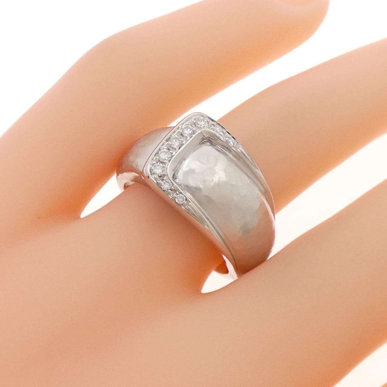 750WG ダイヤモンド リング