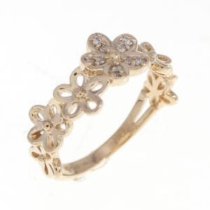 ポンテヴェキオ フラワー ダイヤモンド リング 0.04CT