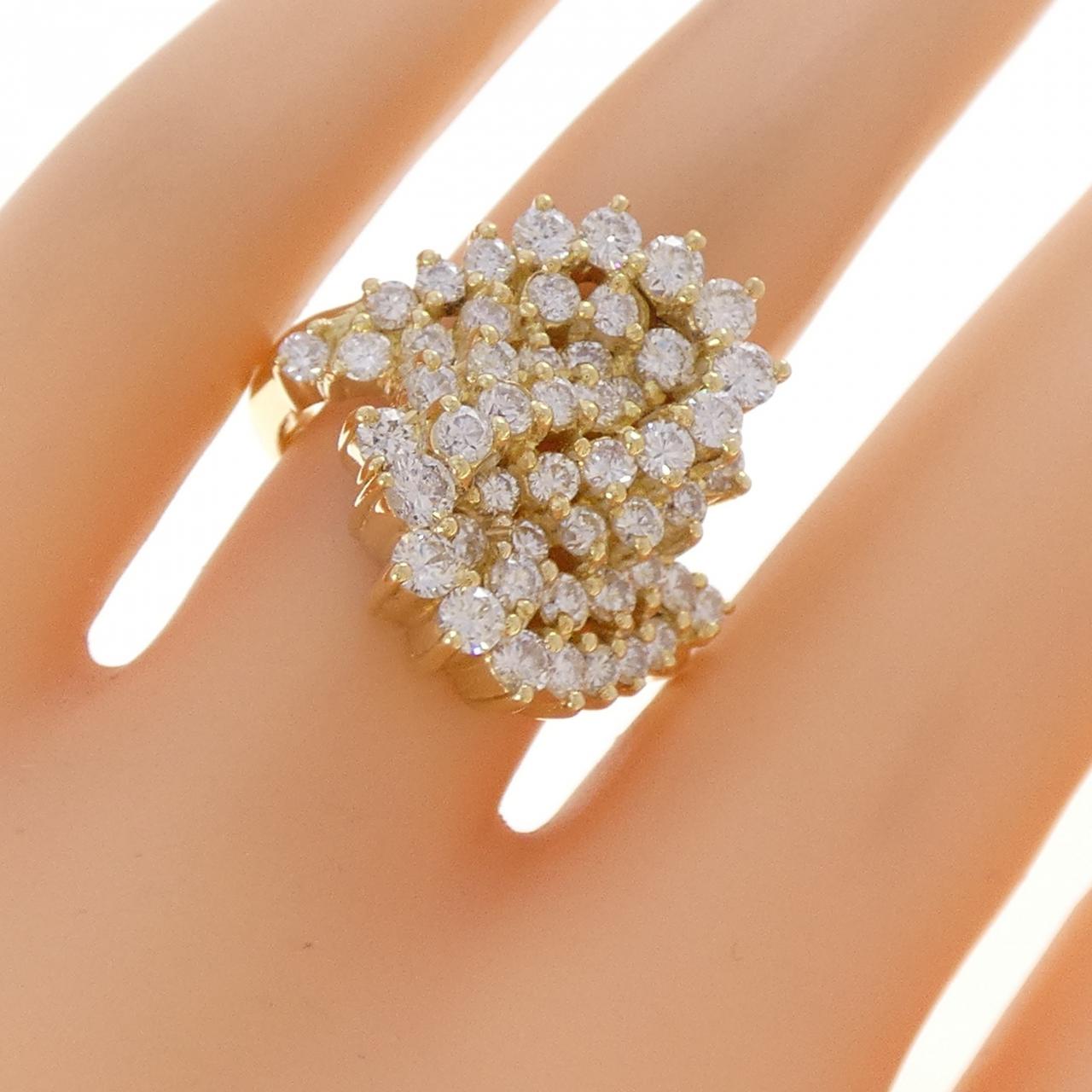 750YG ダイヤモンド リング