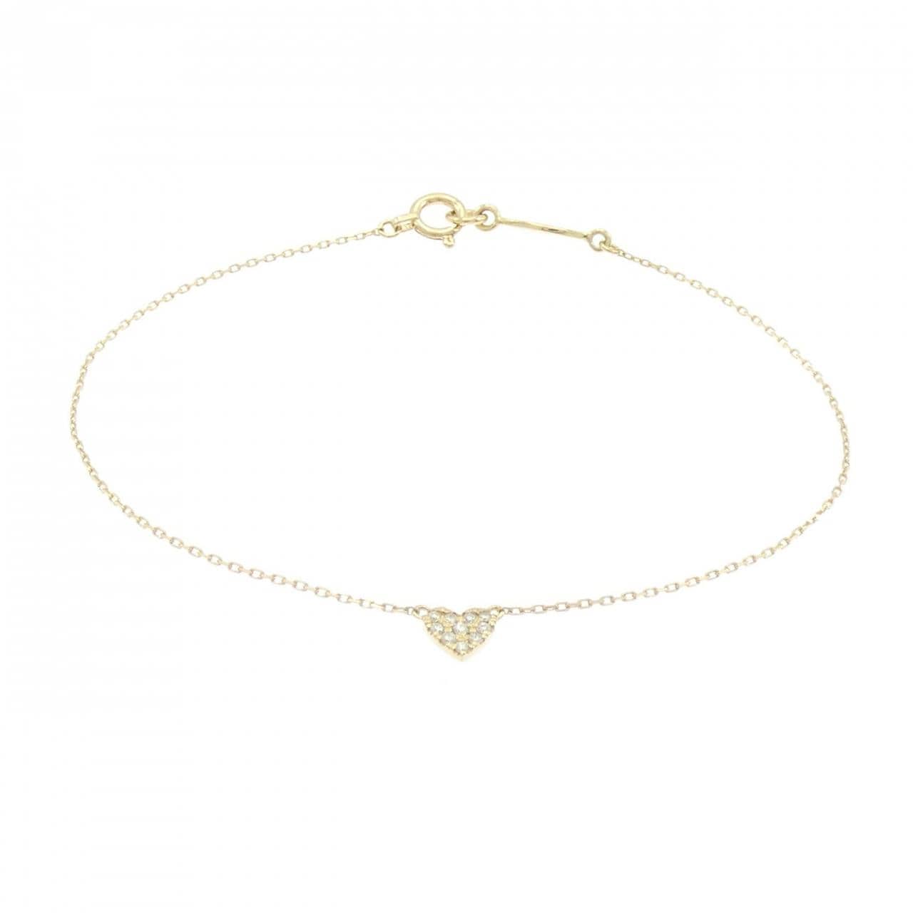 アーカー ハートパヴェ ブレスレット 0.05CT
