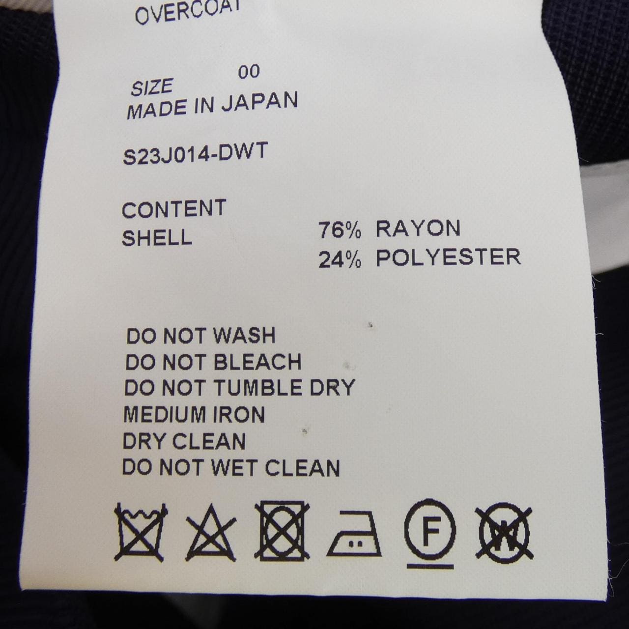 オーバーコート OVERCOAT ジャケット
