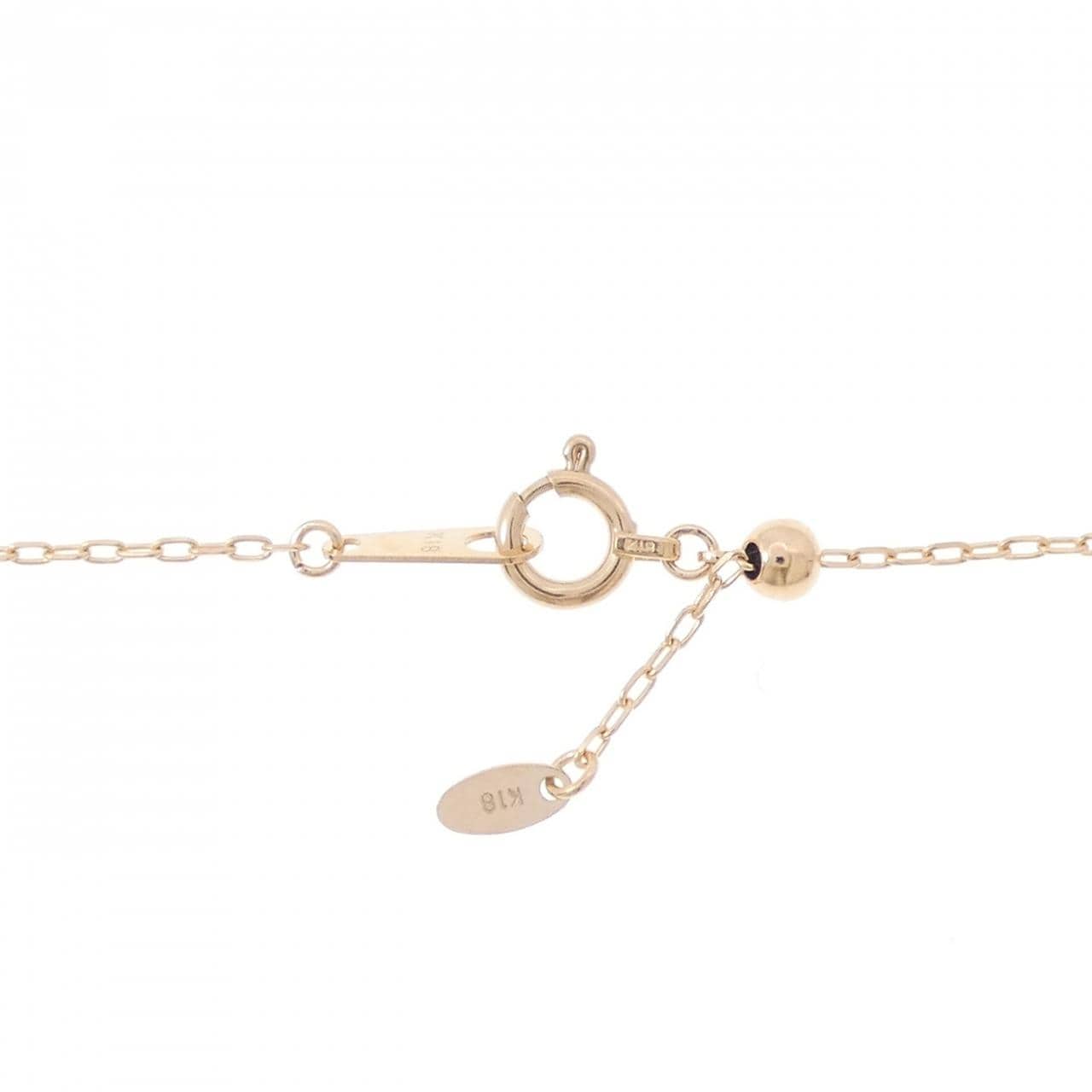K18PG ダイヤモンド ネックレス 0.31CT