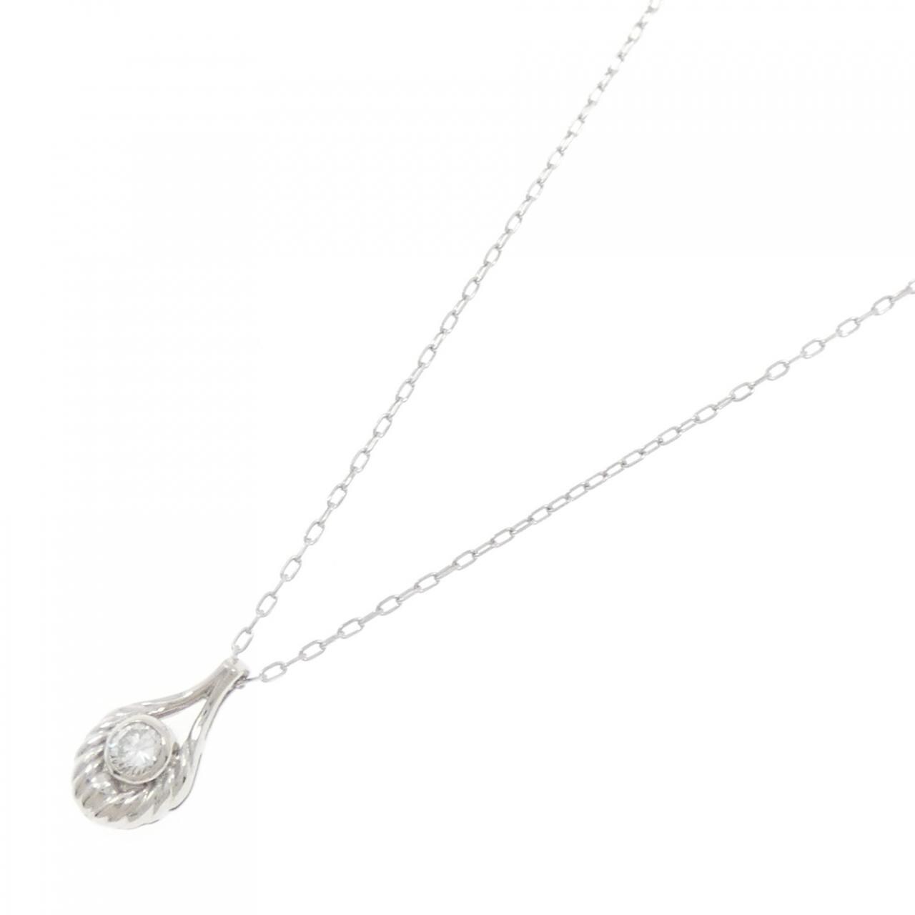 PT900/PT850 ダイヤモンド ネックレス 0.16CT