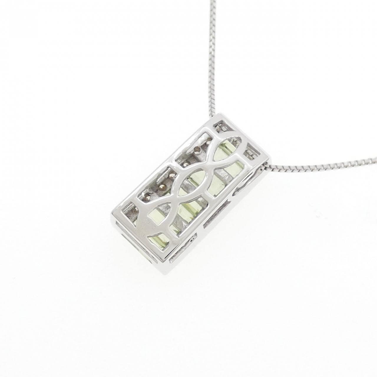 K18WG サファイヤ ネックレス 0.80CT