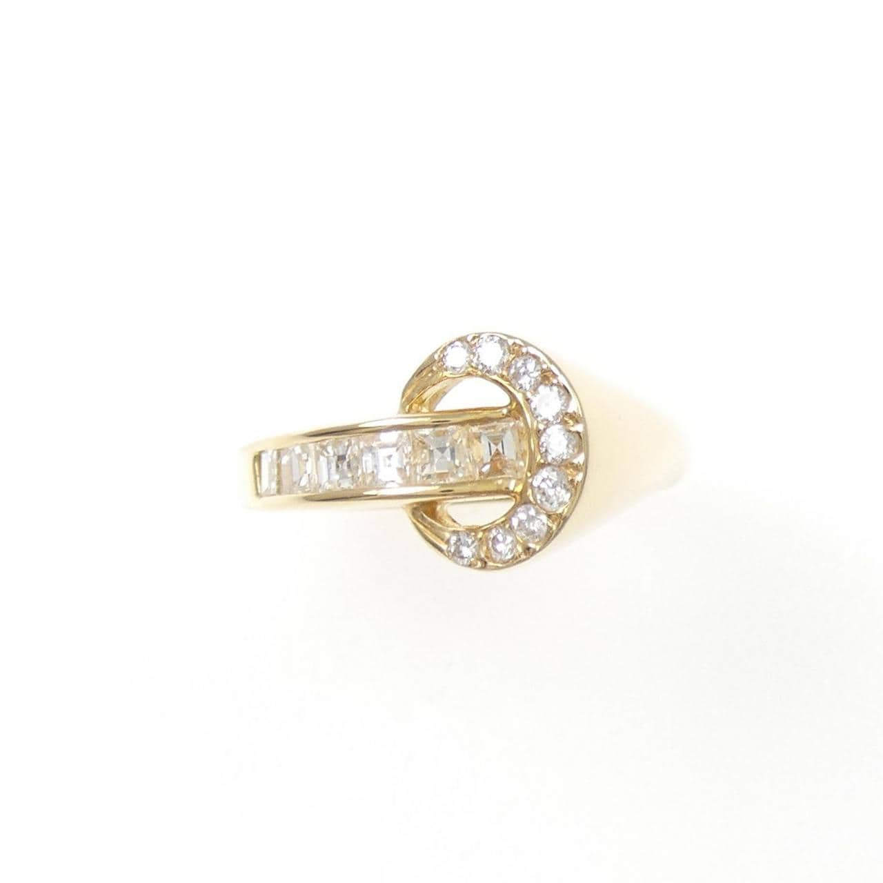 K18YG ダイヤモンド リング 0.09CT