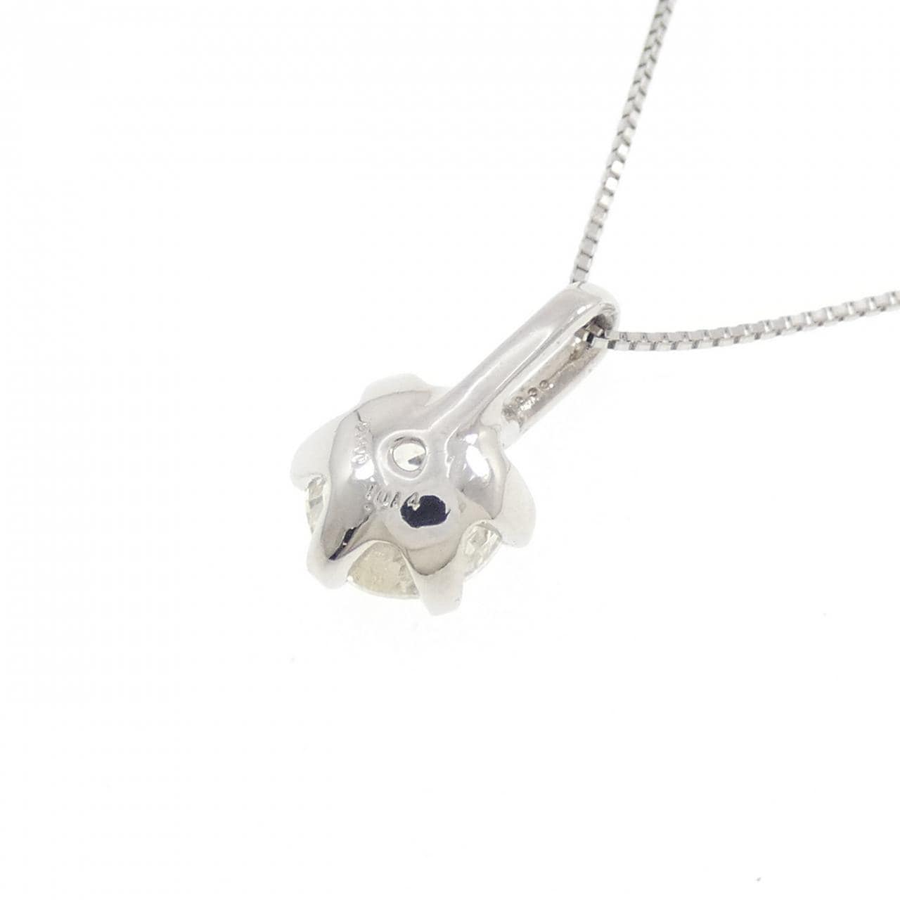 PT900/PT850 ソリティア ダイヤモンド ネックレス 1.014CT