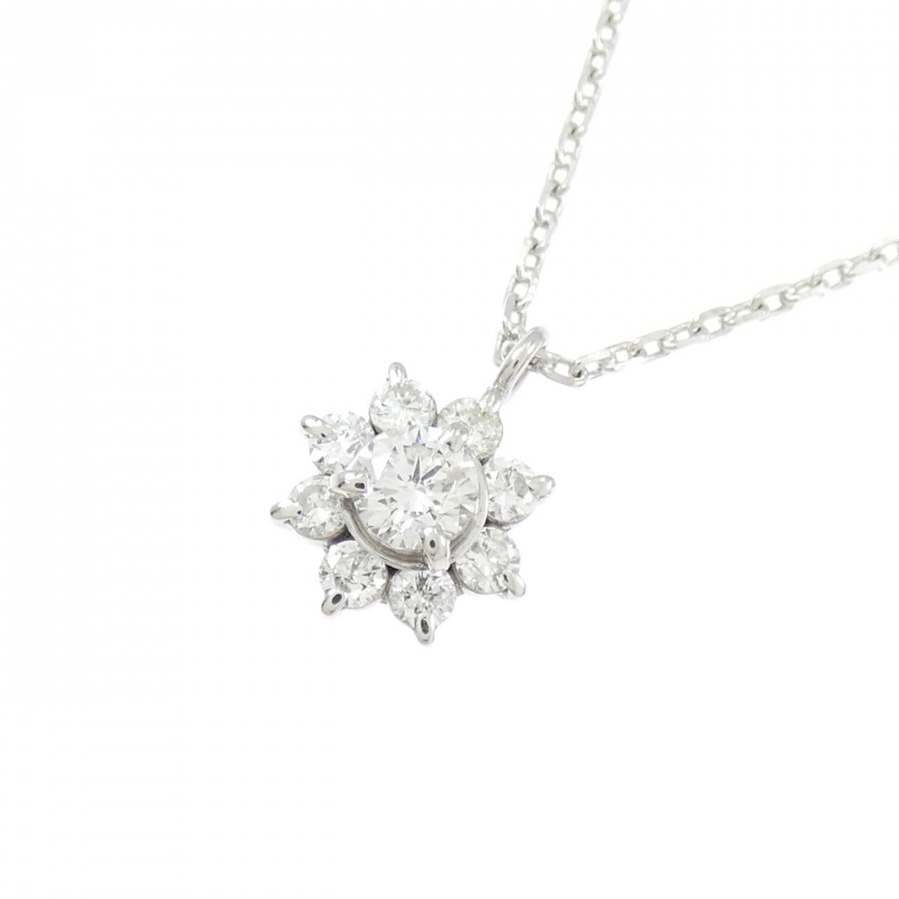 PT900/PT850 ダイヤモンド ネックレス 0.21CT