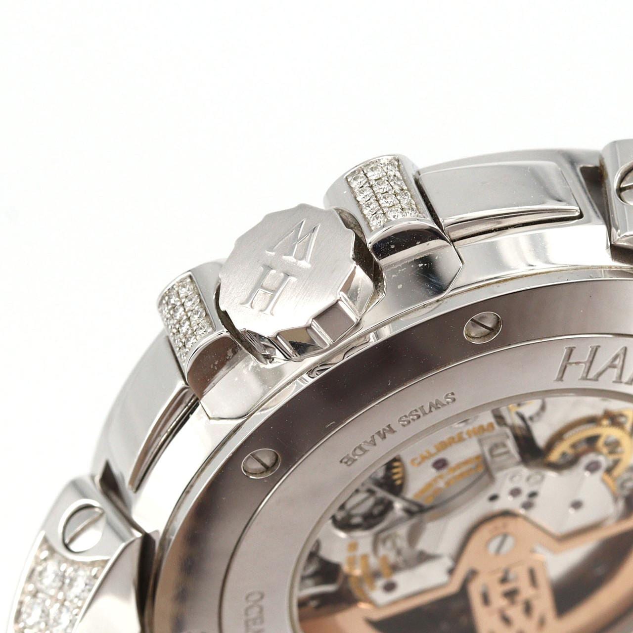 ハリーウィンストン オーシャントリレトロクロノ WG/D･ラグD OCEACT44WW002 WG 自動巻