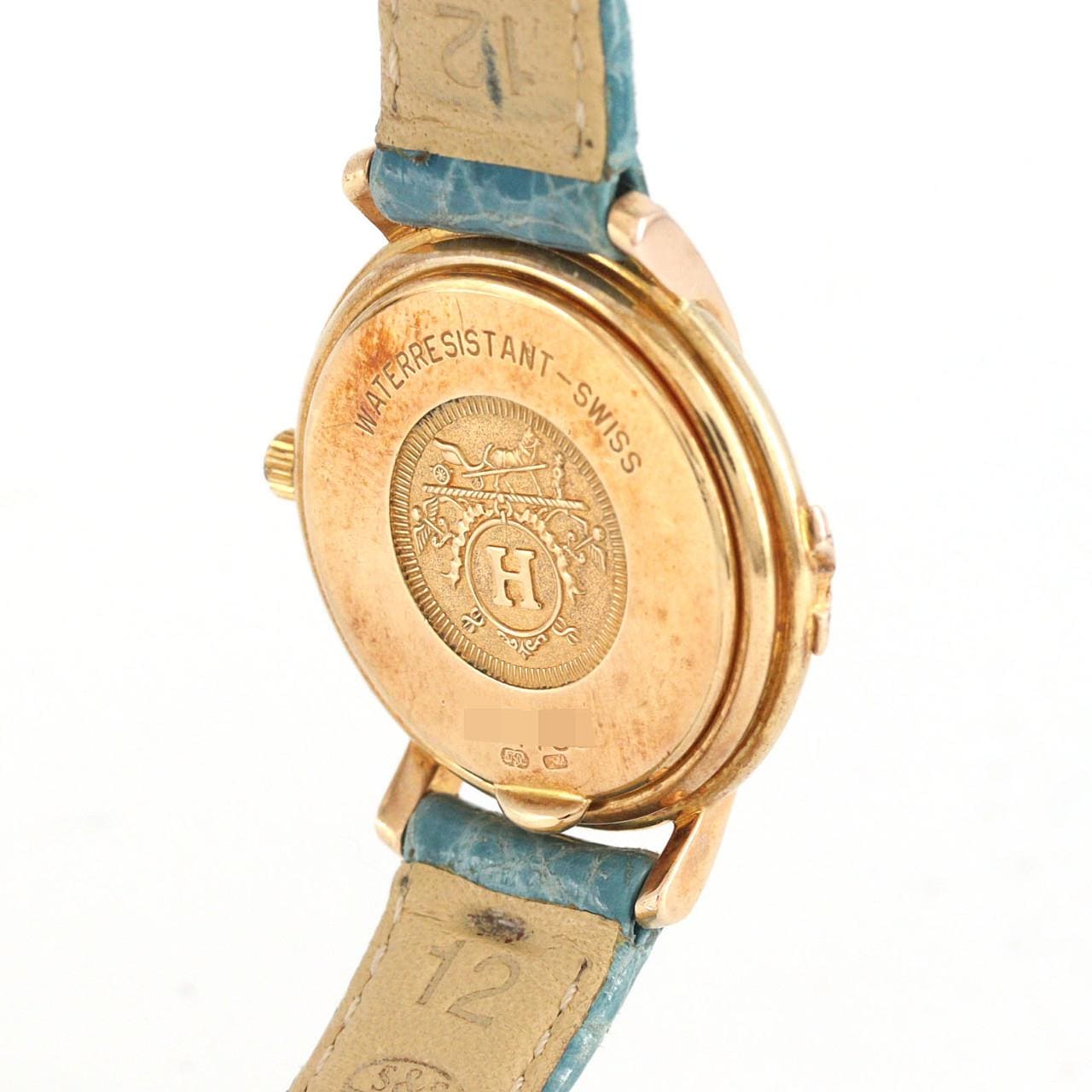 【ノーメンテナンス還元価格】エルメス ルバン YGxPG/14P･ラグD YGxPG クォーツ