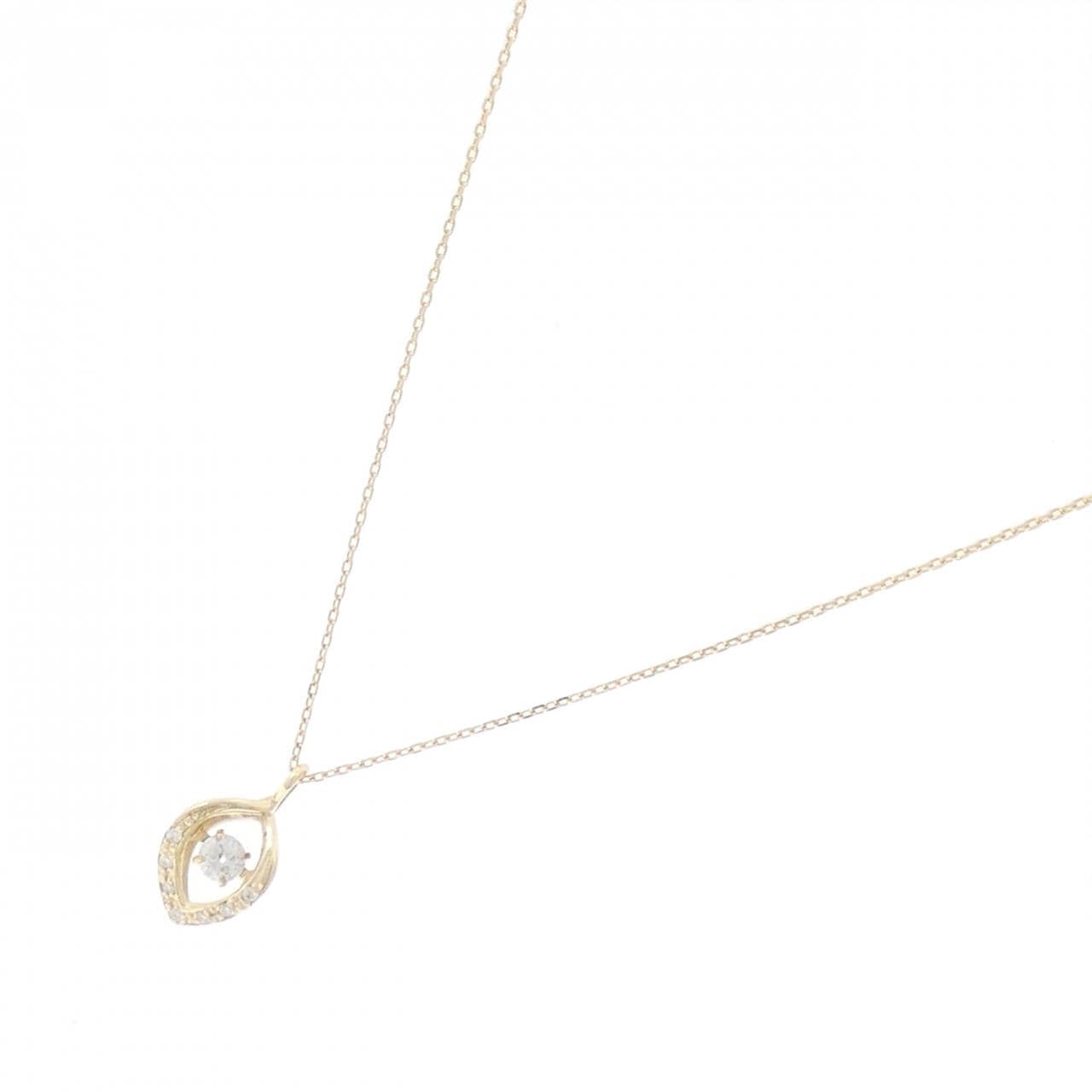 K10YG ダイヤモンド ネックレス 0.09CT