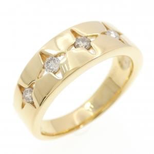K18YG ダイヤモンド リング 0.28CT