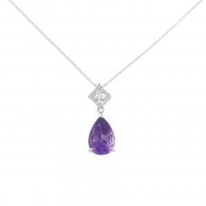 PT950/PT850 アメジスト ネックレス 2.97CT
