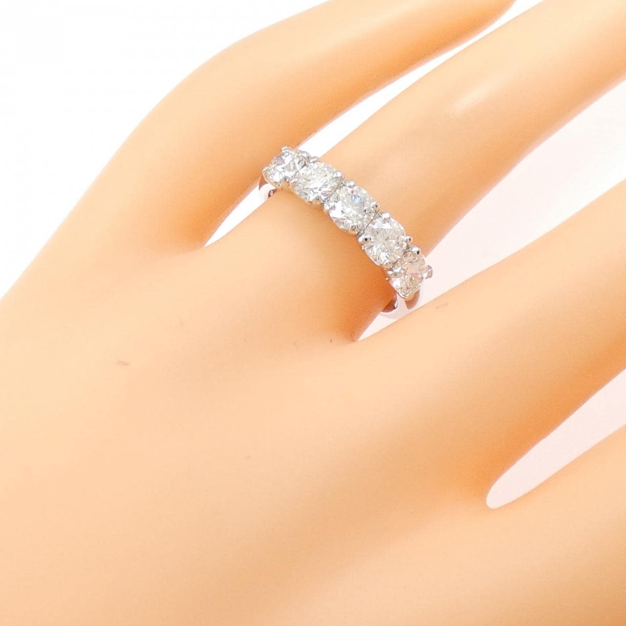 【リメイク】PT900 ダイヤモンド リング 1.539CT D VVS1-2 3EXT H&C-EXT H&C