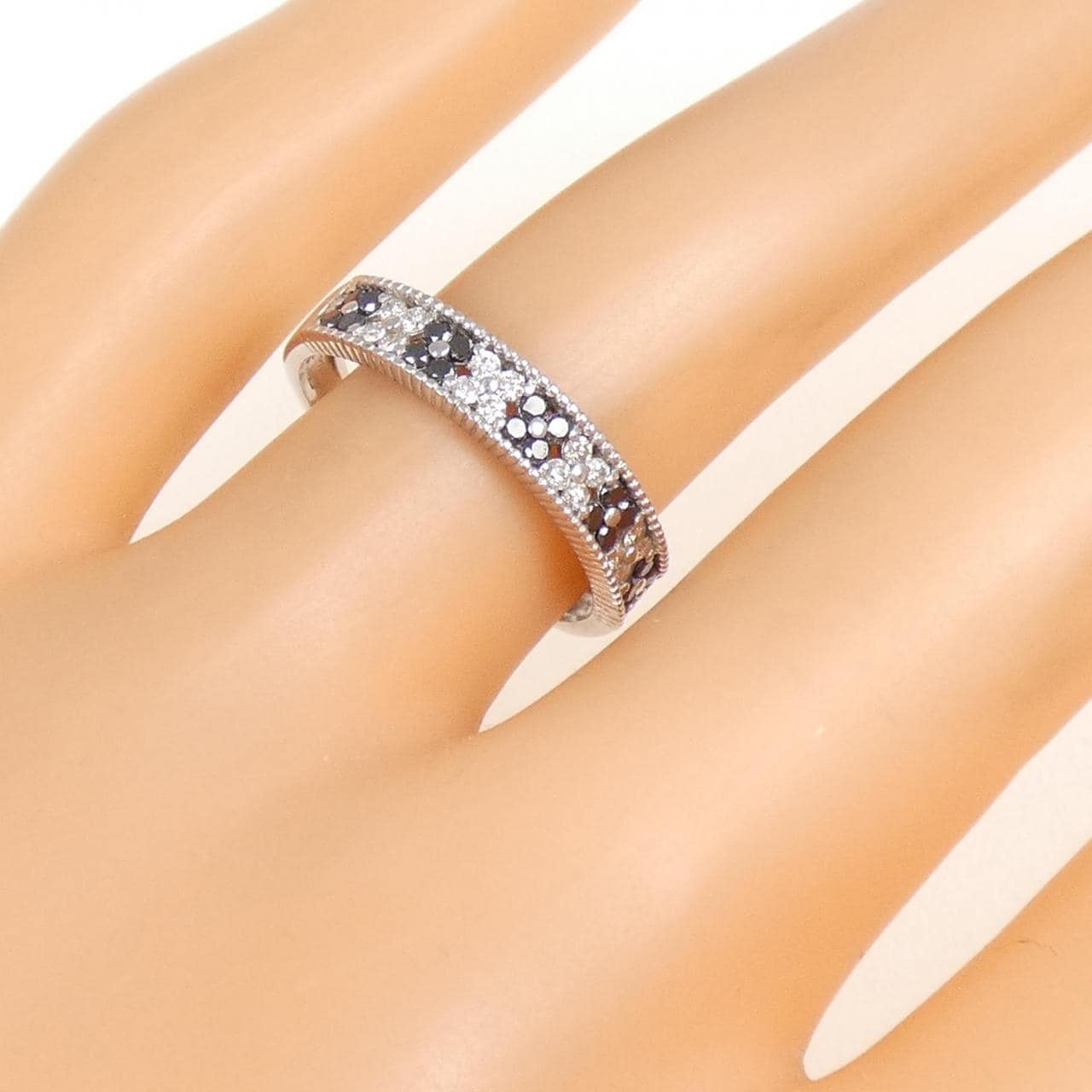 K18WG ダイヤモンド リング 0.14CT