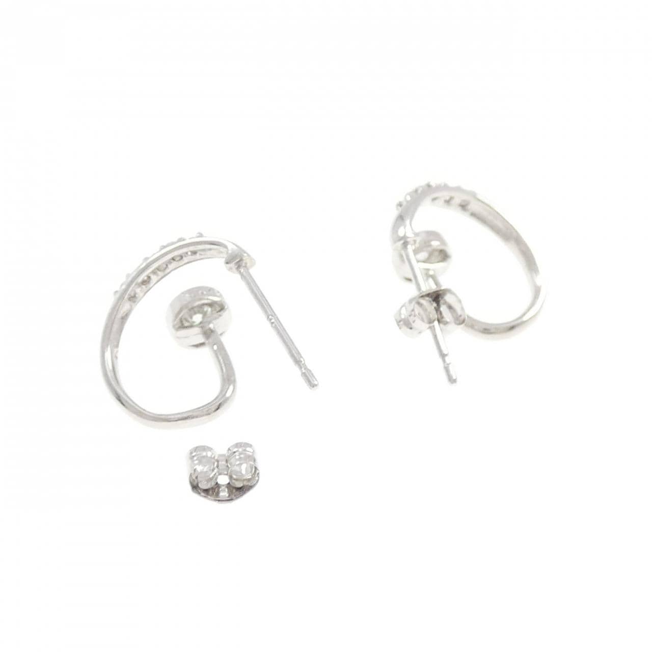 PT ダイヤモンド ピアス 0.24CT