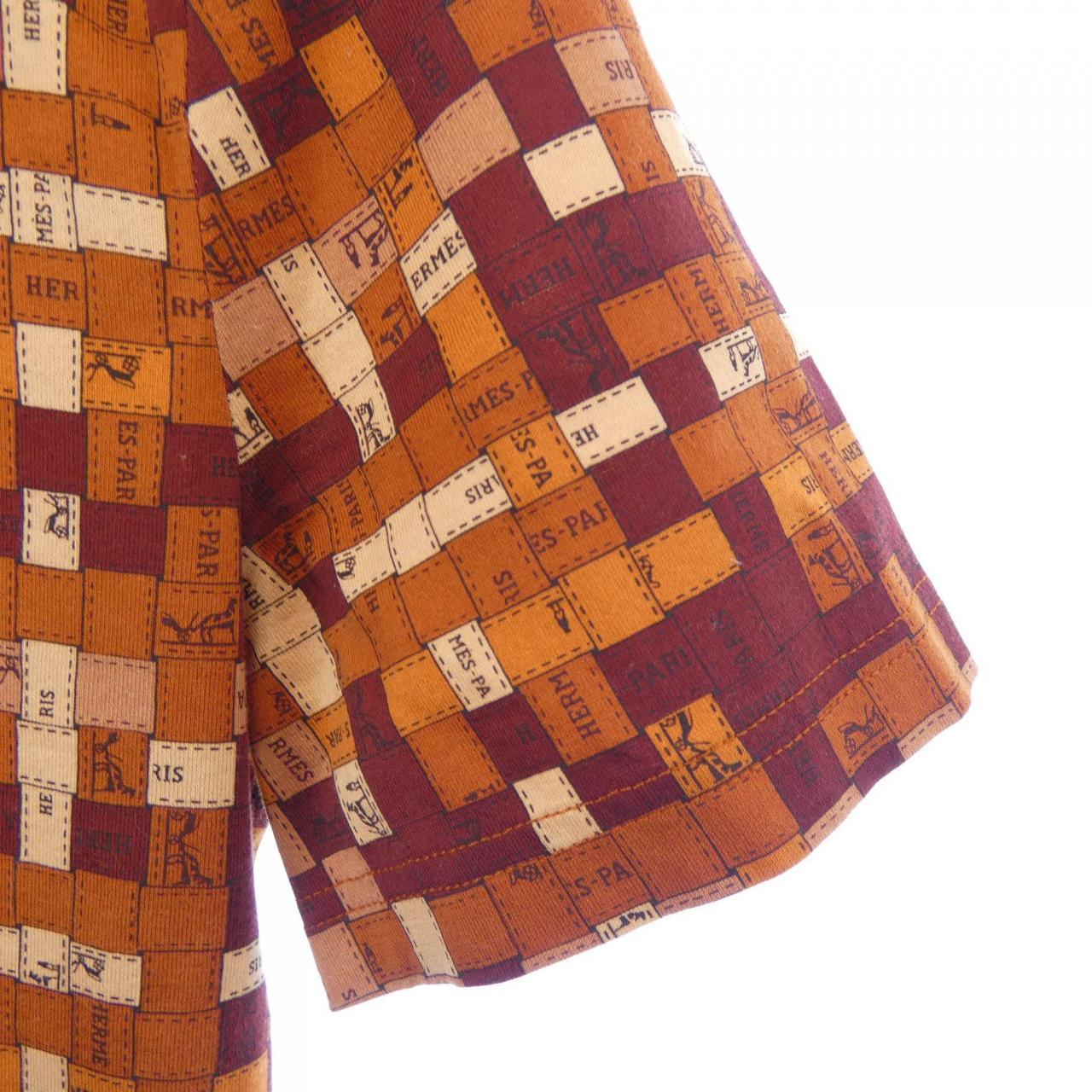 エルメス HERMES BOLDUC AU CARRE ボルデュックチェック 5E4645DK Tシャツ