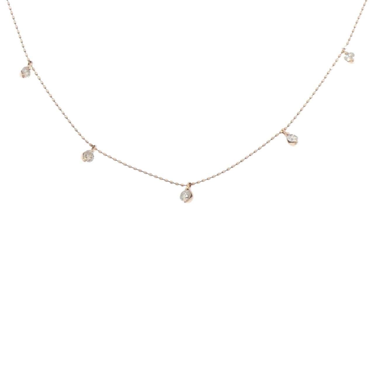 K10PG ダイヤモンド ネックレス 0.45CT