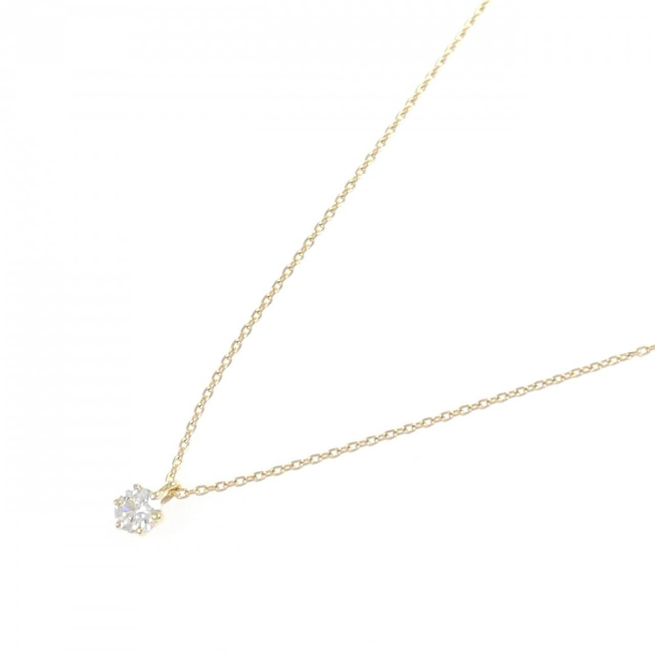 【リメイク】K18YG ダイヤモンド ネックレス 0.208CT D SI2 EXT
