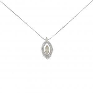 K18WG ダイヤモンド ネックレス 0.35CT