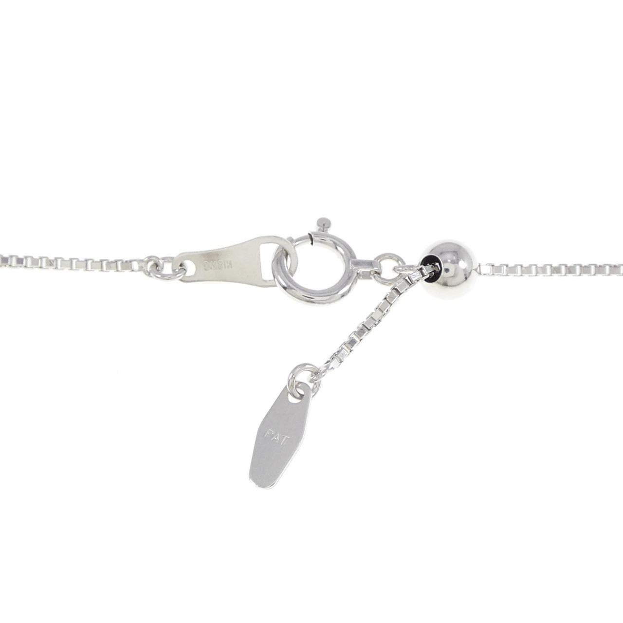 PT900/K18WG ダイヤモンド ネックレス 0.50CT