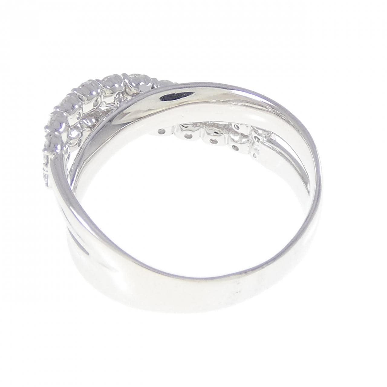 K18WG ダイヤモンド リング 1.00CT