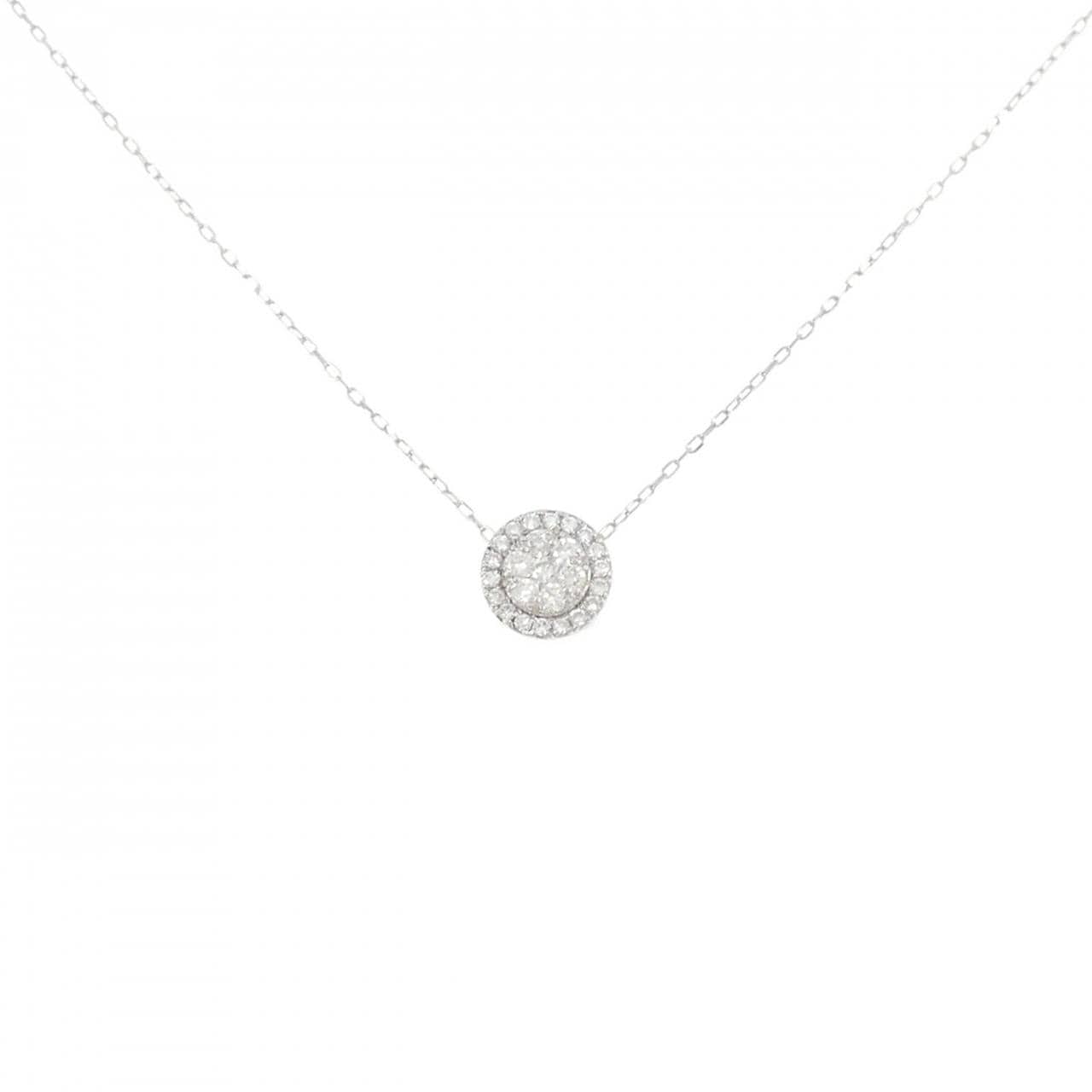 PT950/PT850 ダイヤモンド ネックレス 0.31CT