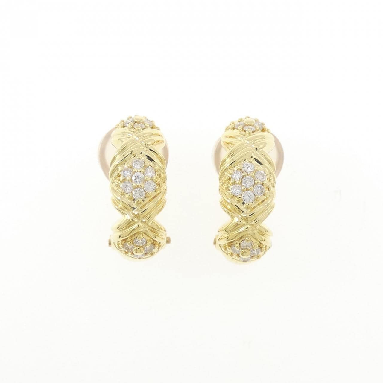 K18YG ダイヤモンド ピアス/イヤリング 0.30CT