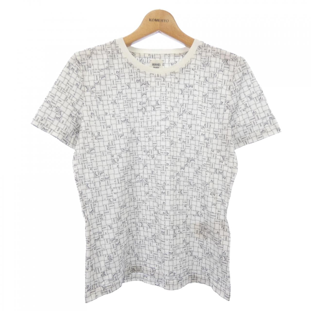 エルメス HERMES BOLDUC AU CARRE ボルデュックチェック 5E4645DK Tシャツ