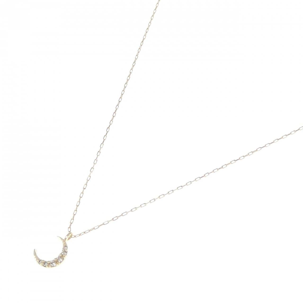 4゜C moon Diamond necklace