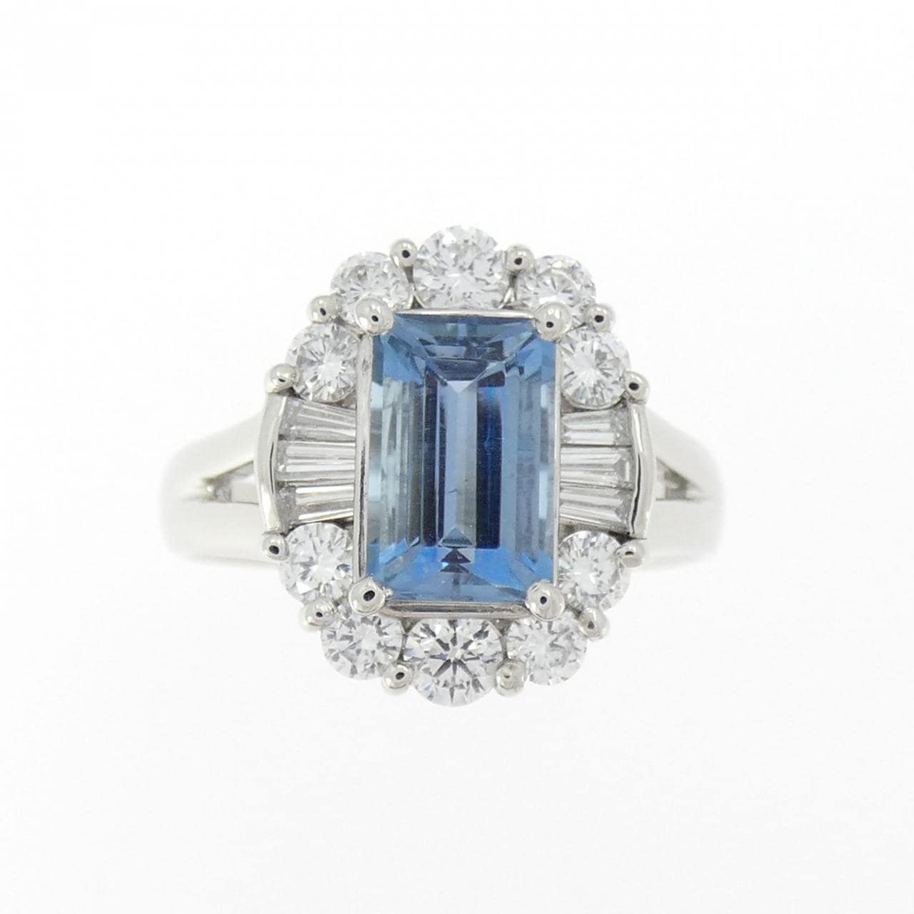 PT900 アクアマリン リング 1.17CT