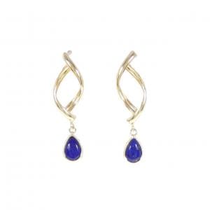 [BRAND NEW] K18YG lapis lazuli earrings