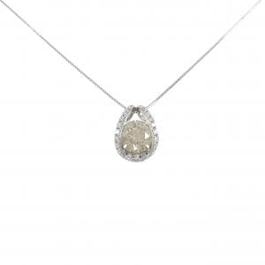 PT900/PT850 ダイヤモンド ネックレス 3.117CT