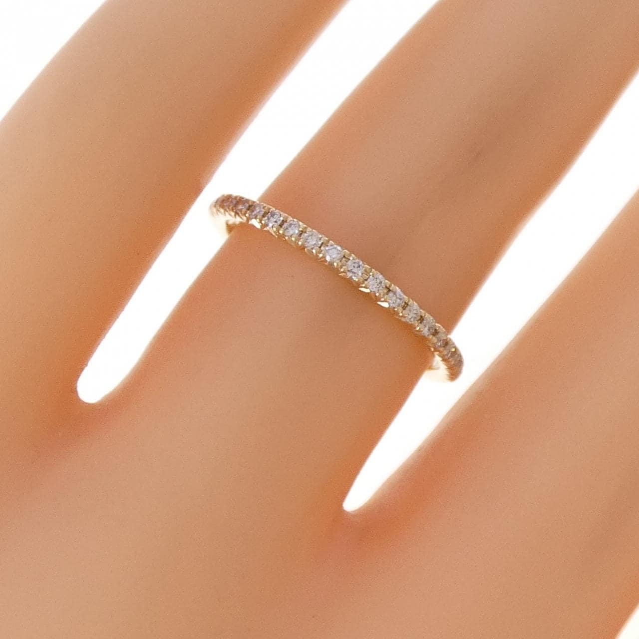 K10YG ダイヤモンド リング 0.10CT