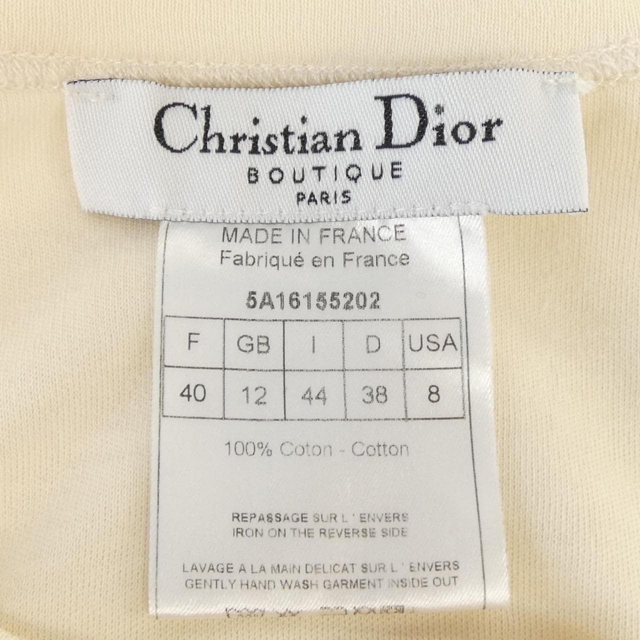 【ヴィンテージ】クリスチャンディオール CHRISTIAN DIOR 5A16155202 Tシャツ
